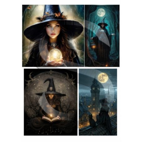Rizspapír - A4 - Fantasy sorozat: Halloween éjszakáján 2.- CK-4881