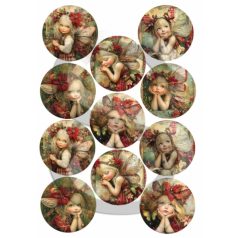 Rizspapir - A4 - Karácsonyi gömbök 23. - CK-4890