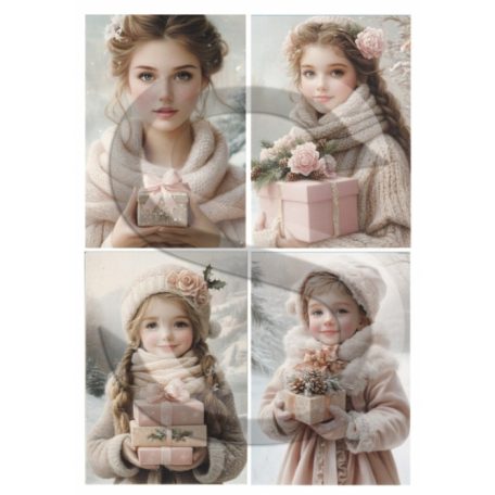 Rizspapir - A4 - Karácsonyi ajándékok 1. - CK-4897