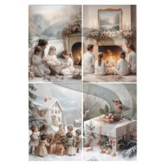 Rizspapir - A4 - Karácsonyi ajándékok 3. - CK-4899