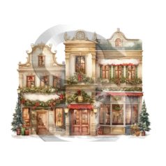 Rizspapir - A4 - Karácsonyi kirakatok 4. - CK-4906