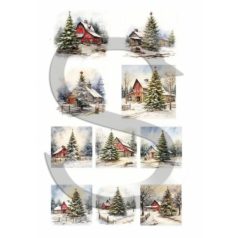 Rizspapir - A4 - Karácsonyi képecskék 15. - CK-4989