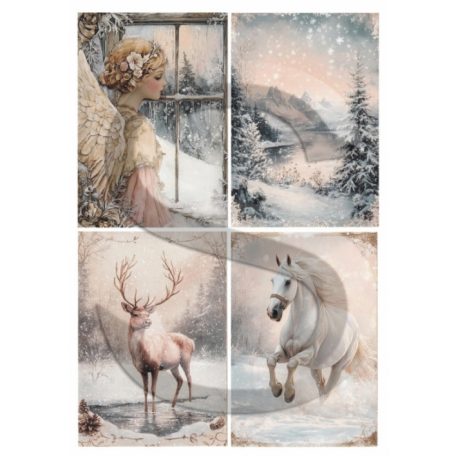 Rizspapir - A4 - Hóesésben 4. - CK-4996