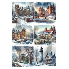 Rizspapir - A4 - Felföldi karácsony - CK-5000