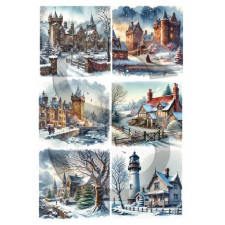 Rizspapir - A4 - Felföldi karácsony - CK-5000