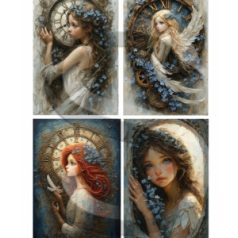   Rizspapír - A4 - Fantasy sorozat: Az idő tündérei 3. - CK-5070