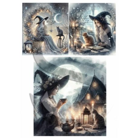 Rizspapír - A4 - Fantasy sorozat: Újévi varázslat - CK-5076