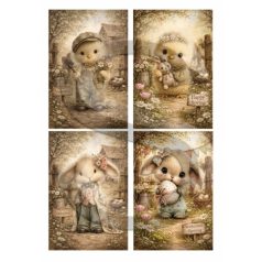 Rizspapír - A4 - Country húsvét - CK-5087