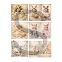 Rizspapír - A4 - Húsvéti képecskék 2.- CK-2009