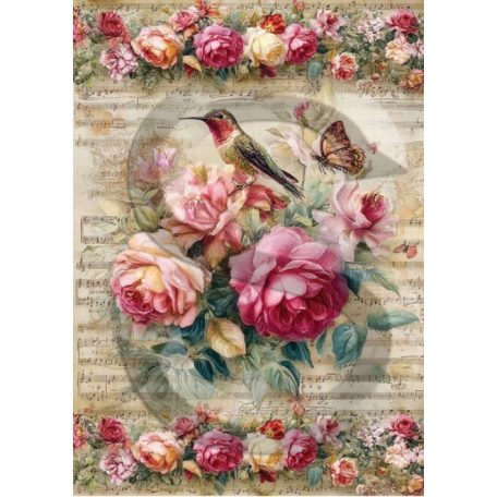 Rizspapír - A4 - Tavasz/Húsvét - Tavaszi pompa 2. - CK-5107