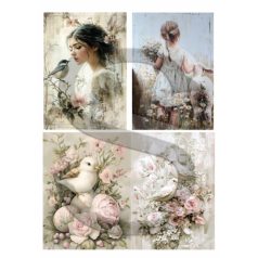   Rizspapír - A4 - Tavasz/Húsvét - Csodás tavaszi képek - CK-5110