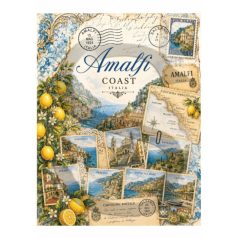  Rizspapír - A4 - Utazás - Itália - Amalfi - CK-5261  