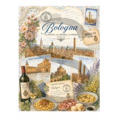 Rizspapír - A4 - Utazás - Itália - Bologna - CK-5262