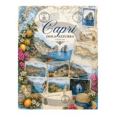  Rizspapír - A4 - Utazás - Itália - Capri - CK-5263