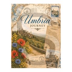 Rizspapír - A4 - Utazás - Itália - Umbria - CK-5273