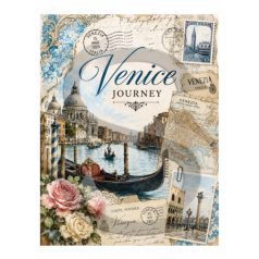Rizspapír - A4 - Utazás - Itália - Venice - CK-5274
