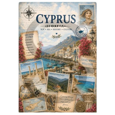 Rizspapír - A4 - Utazás - Ciprus - CK-5279