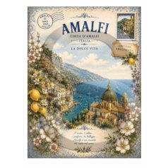 Rizspapír - A4 - Utazás - Itália - Amalfi 2.- CK-5284