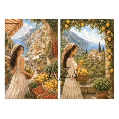    Rizspapír - A4 - Romantikus Itália – Amalfi finomságai 2. - CK-5293