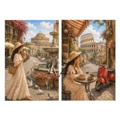   Rizspapír - A4 - Romantikus Itália –Dolce Vita Rómában 3. - CK-5299