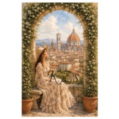    Rizspapír - A4 - Romantikus Itália – Firenze háztetői - CK-5303