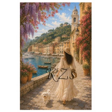 Rizspapír - A4 - Romantikus Itália – Séta Portofinoban - CK-5308