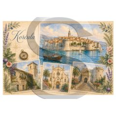 Rizspapir - A4 - Horvátország - Korcula - CK-5341