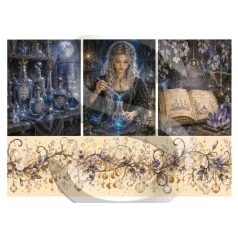   Prémium rizspapír - A4 - Fantasy sorozat: Kék hold elixír - CK-5367
