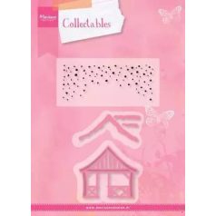 Marianne vágósablon Karácsonyi házikó