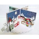 Marianne vágósablon Karácsonyi házikó