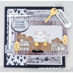 Marianne vágósablon - kis falu