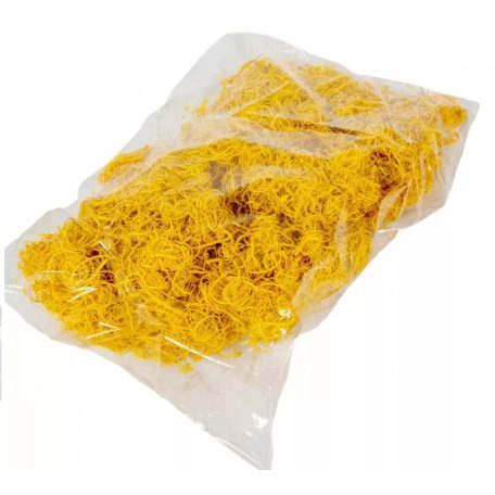 Kócos moha /Curly moos - Sárga - 10 dkg/csomag