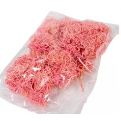   Kócos moha /Curly moos - Világos  rózsaszín - 15 dkg/csomag
