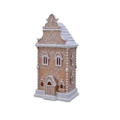 Mézeskalács házikó LED-es -  17x14x34 cm