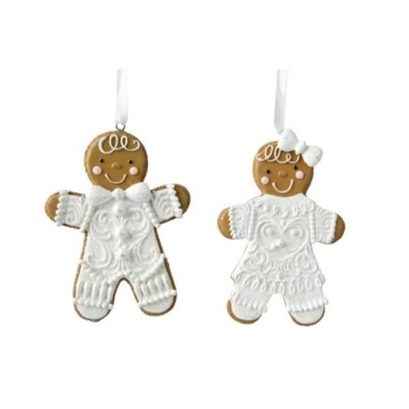 Mézeskalács mézik - Fehér - 8x10,5 cm