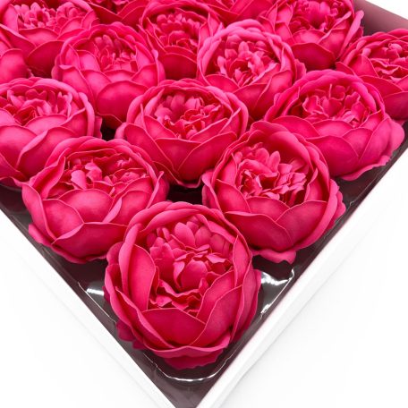 Szappanvirág - Peonia - Pink - 6,8x6,8x4,4 cm - 16 db /doboz