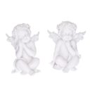 Angyal figura ülő - 2 féle - 6,5x6,3x8 cm 