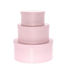   Kalapdoboz kerek 25x11 cm, 20x10 cm, 15x8 cm - 3  db-os szett