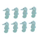 Csikóhal öntapadós - 4,3 cm - türkiz 