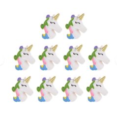 Unikornis fej 2,4 cm - 1 db/csomag