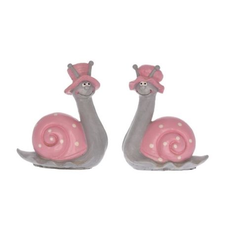 Csiga fiú, lány - 6,5x11,5x14 cm - Raktáron