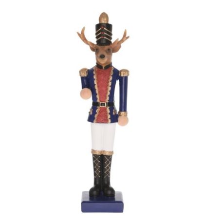 Diótörő szarvas figura - 26,5 cm