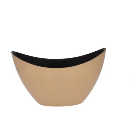  Csónak alakú kaspó - Bézs - 20x9x11,5 cm