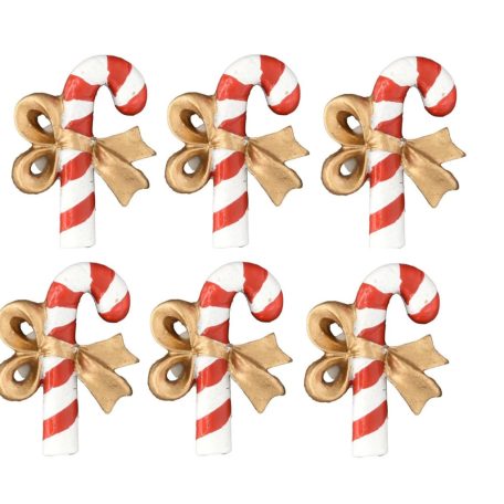 Cukorbot öntapadós - 3,5x2,5x0,7 cm - 6 db/csomag