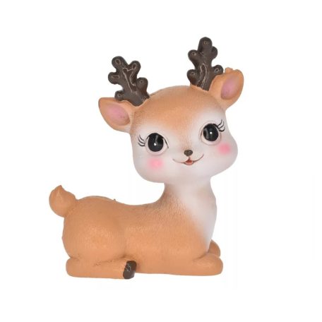 Szarvas figura fekvő - 8,5 cm