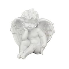 Angyal figura ülő - 9,5x8x9,8 cm
