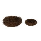 Vessző-szalma fészek - 11x2 cm, 15x4 cm 