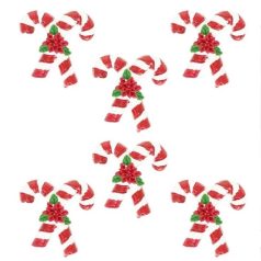 Cukorbot öntapadós - 3,1x0,8x3,4 cm  - 6 db/csomag