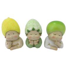   Gyerek citrom, eper, alma sapkában - 3,8x3,8x6,5 cm, 5x5x9 cm  