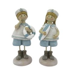   Gyerek fiú, lány, matrózruhában mentőövvel - 5x4x12,5 cm